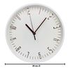 Imagen de Reloj de pared redondo fondo blanco-29cm-numeros dorados