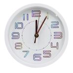 Imagen de Reloj de pared redondo-20 cm-numeros de colores