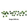 Imagen de Planta enredadera artificial Hojas de hiedras  verdes x 16 guirnaldas