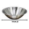 Imagen de Bowl plateado redondo 13,5x4,5cm. Acero inox