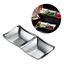 Imagen de Bowl plateado doble cuadrado 8x16cm.Acero inox