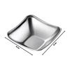 Imagen de Bowl plateado cuadrado 8cm. Acero inox