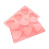 Imagen de Molde de silicona Diseño corazones 6 corazones