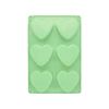 Imagen de Molde de silicona Diseño corazones 6 corazones