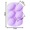 Imagen de Molde de silicona para huevos de pascua-26x16,5x2,5cm.- 3 co