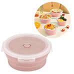 Imagen de Recipiente plegable de silicona con tapa hermética