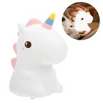 Imagen de Veladora Luz Led Unicornio Silicona Carga USB