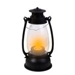 Imagen de Vela Farol antiguo con luz a pila 17x7,5cm.