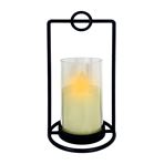 Imagen de Vela plastica a pila con candelabro 16x8cm.