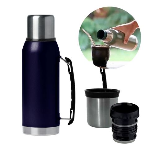 Imagen de Termo acero  con tapón cebador 1 L