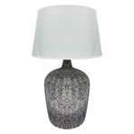 Imagen de Lampara veladora base ceramica a pintitas -54x30cm. 2 colore