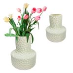 Imagen de Florero plastico 12x15cm. Blanco