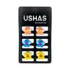 Imagen de Pinza para cabello Ushas x 6 unidades - Surtidas