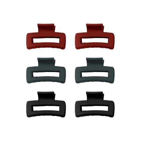 Imagen de Pinzas para cabello Ushas  x 6 unidades - Surtidas