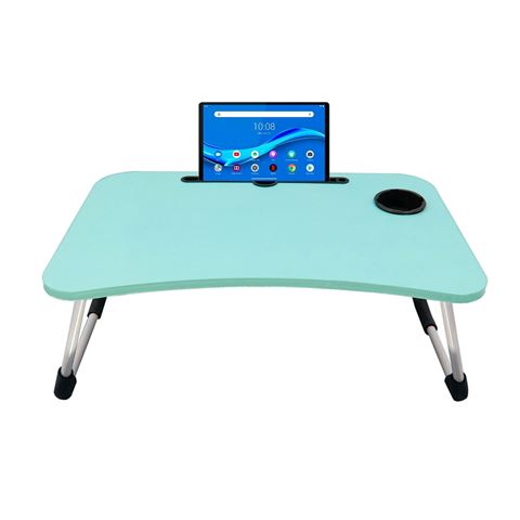 Imagen de Mesa de desayuno con porta tablet y porta  bebida