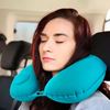 Imagen de Almohada de viaje Auto inflable con bomba manual