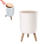 Imagen de Papelera con tapa a presión para living, cocina, baño  Estilo Nórdico