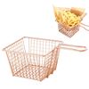 Imagen de Canasto metal cuadrado con asa para mesa-12,5X12,5X8cm-2 col