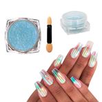 Imagen de Polvo efecto aurora  para uñas con aplicador