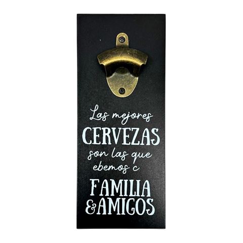 Imagen de Destapador de pared con frases  Decoración Barbacoa