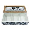 Imagen de Caja de té 3 Divisiones - Estampada en MDF