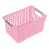 Imagen de Canasto organizador calado plástico con asas