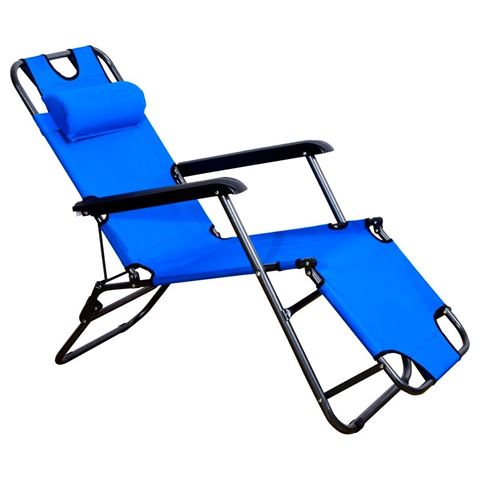 Imagen de Silla-reposera plegable-color liso