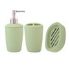Imagen de Set de Baño Porta jabón líquido, porta cepillos y jabonera  3 piezas