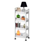 Imagen de Carrito Organizador con ruedas multiuso 4 estantes