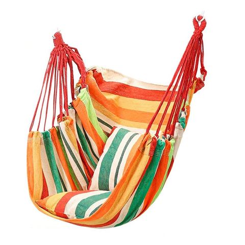 Imagen de Silla colgante Hamaca paraguaya - Sillón para colgar con Almohadón