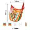 Imagen de Silla colgante Hamaca paraguaya - Sillón para colgar con Almohadón