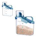 Imagen de Frasco de almacenamiento graduado con pico vertedor y tapa 1500ml