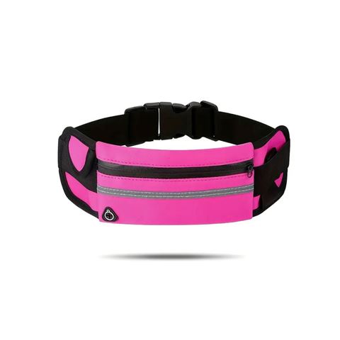 Imagen de Riñonera deportiva  ajustable con bolsillo cierre y porta botella