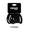 Imagen de Colitas de pelo Ushas x 6 unidades - Color Negro