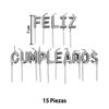 Imagen de Velas Feliz Cumpleaños - Velitas Cotillón Cumpleaños