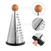 Imagen de Rallador manual -Acero inoxidable Cónico con asa en madera