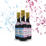 Imagen de Botella lanza papelitos Revelador de género Baby Shower