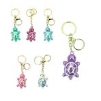 Imagen de Llavero tortuga con cadena  Diseños SURTIDOS.