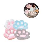Imagen de Almohadón Pata De Gato - Asiento Puff Peluche Huella