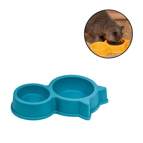 Imagen de Plato doble para mascotas - Comida y agua