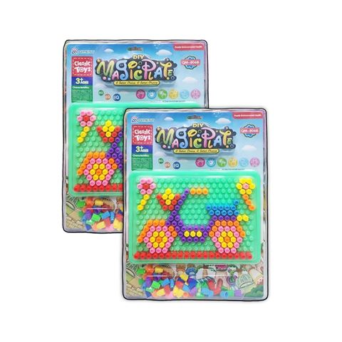 Imagen de Bloques con panel-para armar en blister-25x18cm. 4 diseños