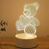 Imagen de Lámpara veladora luz led 3 D - Figuras decorativas