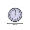 Imagen de Reloj de pared redondo blanco - 25,5cm