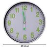 Imagen de Reloj de pared redondo - Fondo Blanco Número Fluorescentes