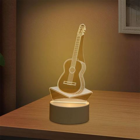 Imagen de Lámpara veladora luz led 3 D - Figuras decorativas