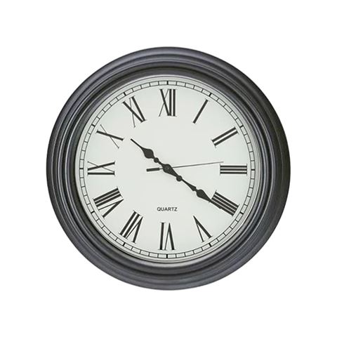 Imagen de Reloj de pared redondo números romanos
