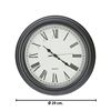 Imagen de Reloj de pared redondo números romanos