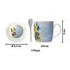 Imagen de Taza cerámica con cuchara y plato - Diseño Cumpleaños