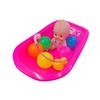 Imagen de Bañito con bebe y accesorios- 36x19cm.- 2 colores