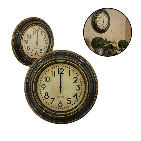 Imagen de Reloj de pared vintage redondo - 45cm.